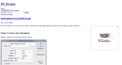 Desktop Screenshot of hv-designs.co.uk